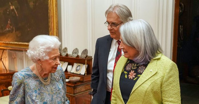 The Queen pictured for first time since pulling out of Commonwealth Day event amid health fears
