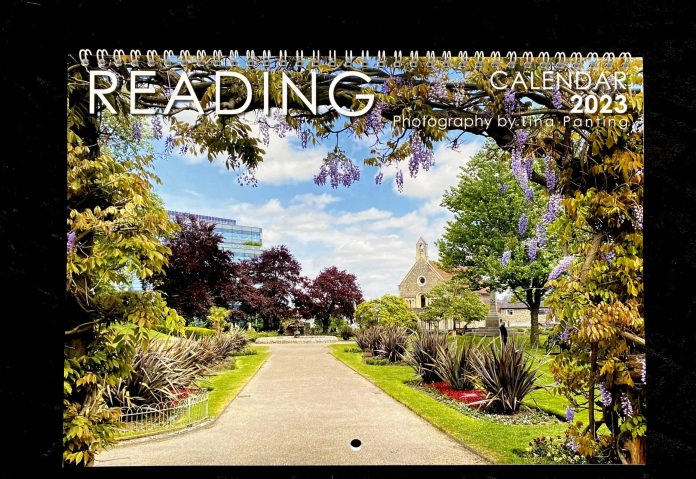 Front cover of the Reading Calendar. Picture: Tina Panting